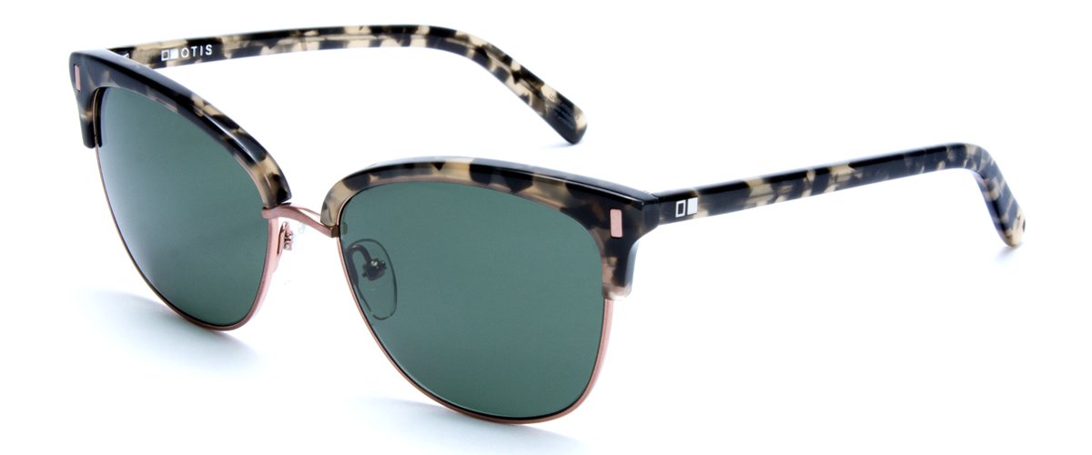 Otis Little Lies Black Tort Grey Polar Mineral Glass Sunglasses