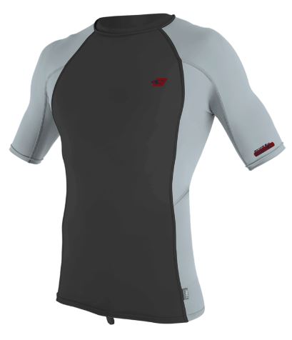 Oneill Premium Skins S/S Lycra Rash guard UV Sun Protection - Raven Grey Rashguard Sun Protection