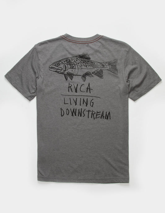RVCA Downstream Men's Tee - Smoke Mens T Shirt
