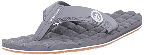 Volcom Recliner Mens Sandal - Light Grey Mens Footwear