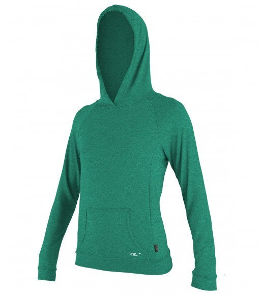 Oneill Women's Hybrid L/S Hoody - Seaglass Womens Rashguard