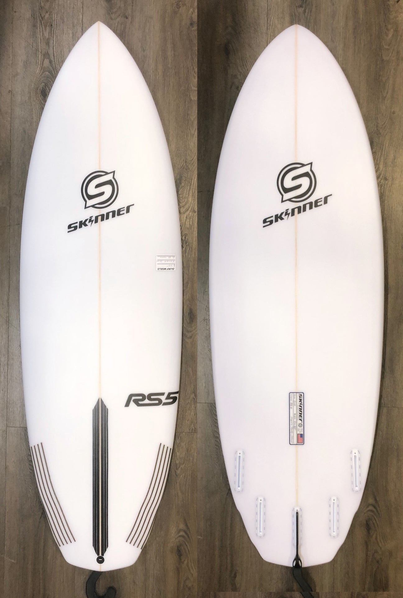 SOLD Skinner 5'10 x 20.85" x 33.4 Liters DBD Diamond Tail + 5 Future Fins Surfboard Surfboard