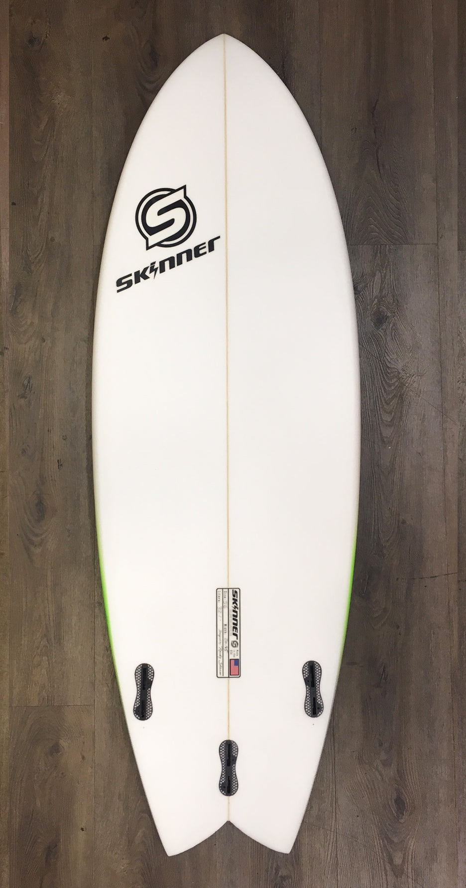 SOLD Skinner 5'6 x 20.9" x 32.1 Liters Twin + Swallow Tail EPS Epoxy Surfboard Surfboard