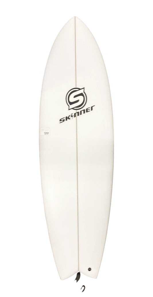 Skinner 5'11 x 21.3" x 35 Liters Poly No Wing Fish Surfboard