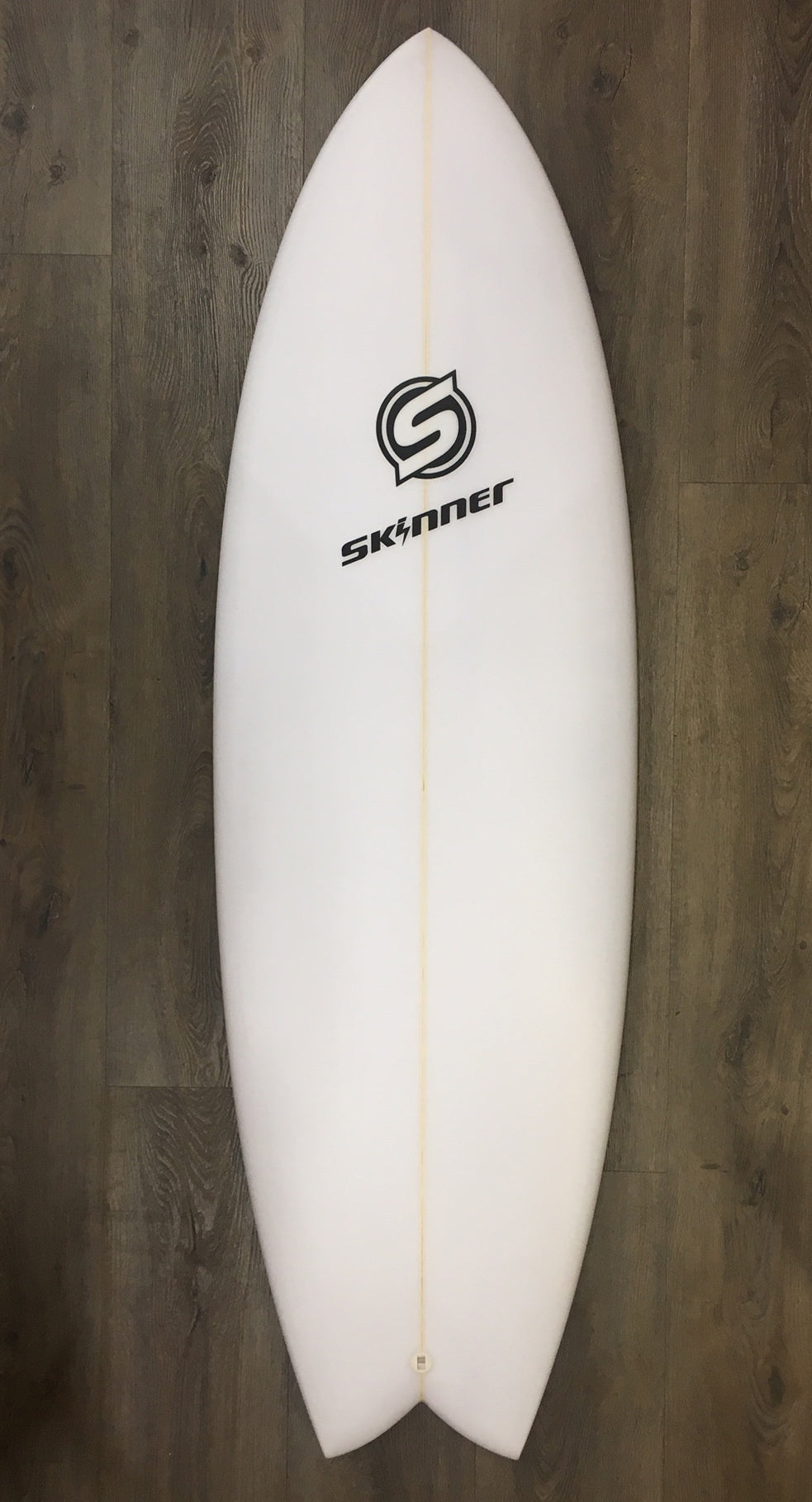 SOLD Skinner Surfboards 5' 8.5" x 21" x 2 3/8 OG Twin + Fish Surfboard