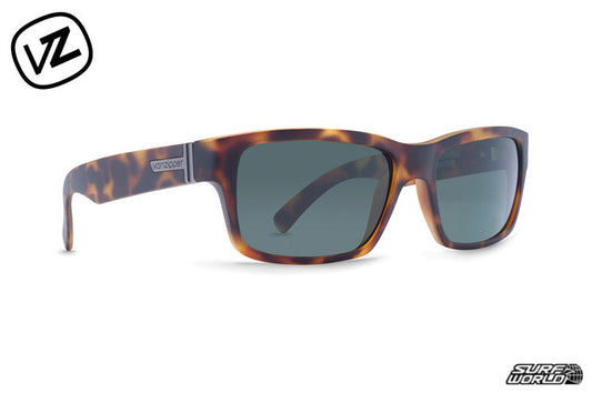 VonZipper Fulton Demi Tortise Satin Sunglasses VP3 SMPFMFUL Sunglasses