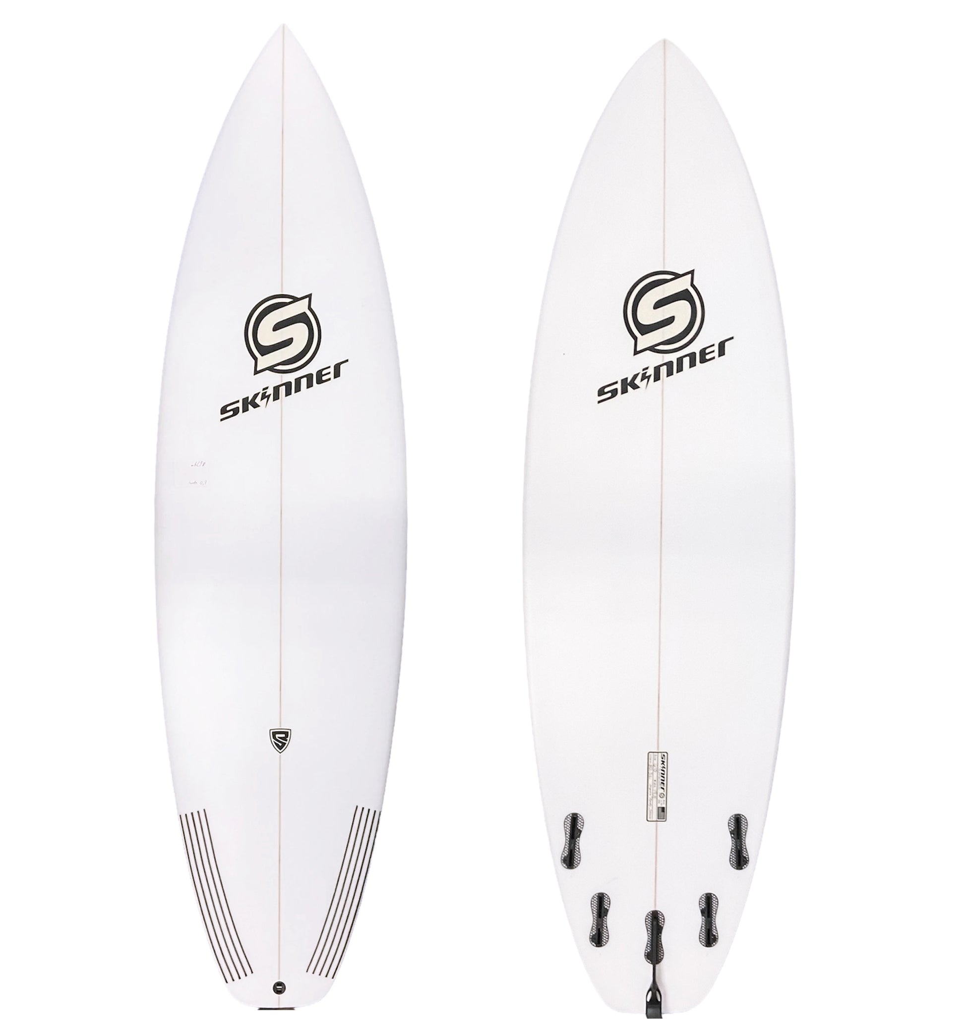 Skinner 6'0 x 19.8 Hyper Drive Epoxy Shortboard 5 Fin FCS II 30.3L Surfboard