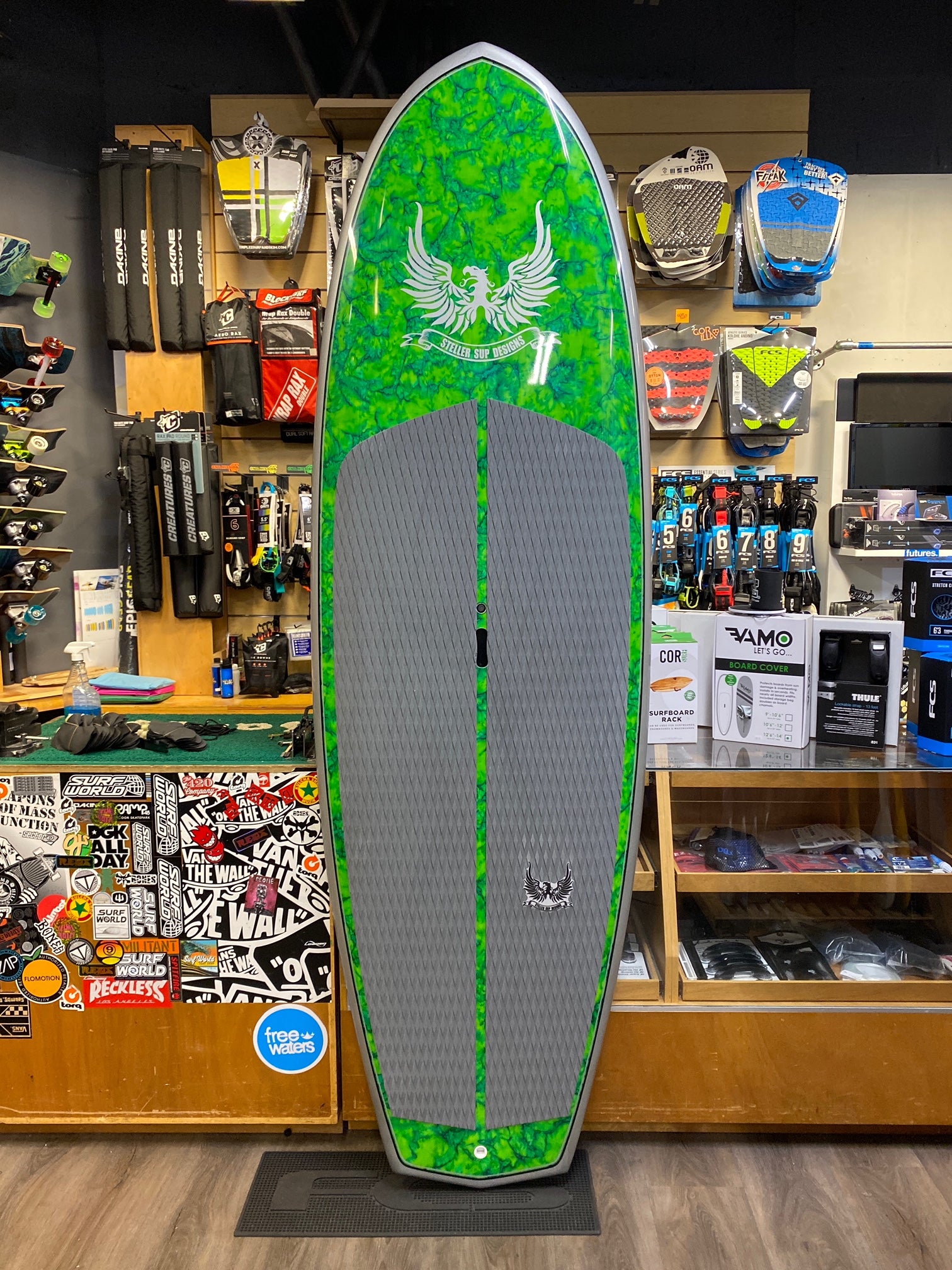 SOLD OUT Steller 9'0 x 33.25" D Wing Batik Fiber SUP Stand Up Paddle Board 153L SUP Board