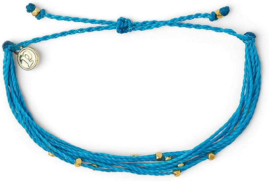 Pura Vida Gold Malibu Bracelet - New Blue Jewelry