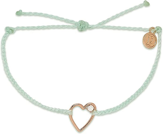 Pura Vida Sweetheart Stone Bracelet Rose Gold - Winterfresh Jewelry