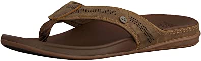 Reef Mens Cushion Bounce Lux Sandal - toffee brown Mens Footwear