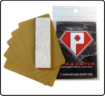 PUKAXL Puka Patch XL Instant Ding Repair 5 Patches And Scuff Pad Surfboard Repair