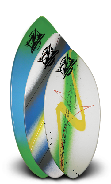 Zap Medium Wedge Skimboard WG45 - 45" AST colors skimboard