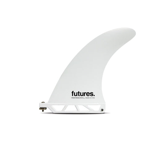 Futures 6.0 Thermotech Performance Single Fin - White Longboard / SUP Fins
