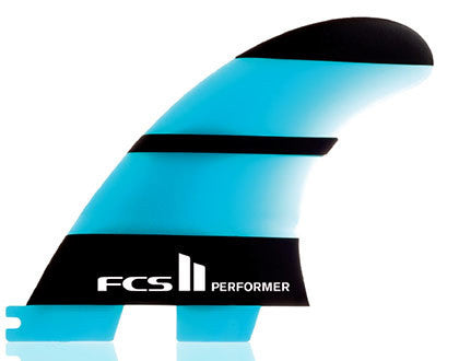 FCS II Performer Neo Glass Medium Tri Quad Surfboard Fins "5 fin set" FCS 2 Fins