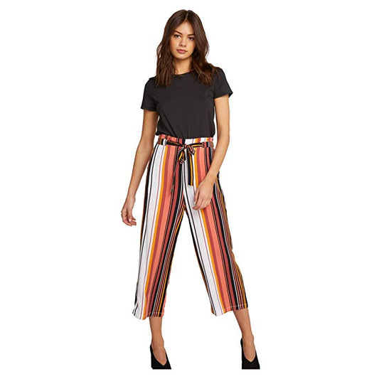 Volcom Winding Roads Beach Crop Pant - Dark Clay womens pants