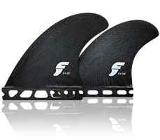 FUTURES FINS FEA Glass Quad Medium Black Fiberglass Fins Fins