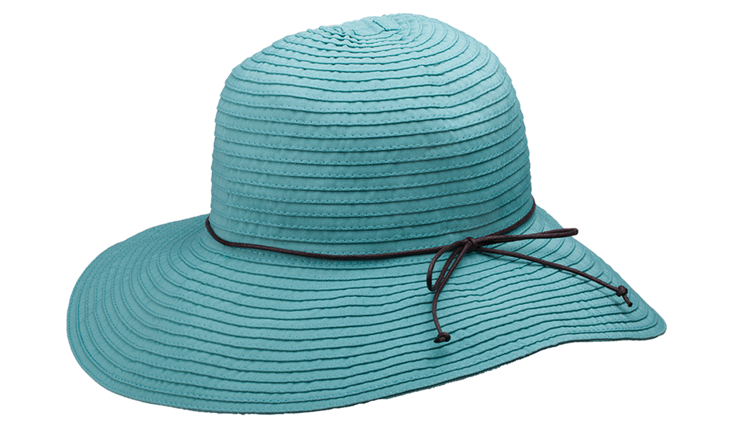 Peter Grimm Hilary Sun Hat - Teal / Ivory Womens Hat Teal