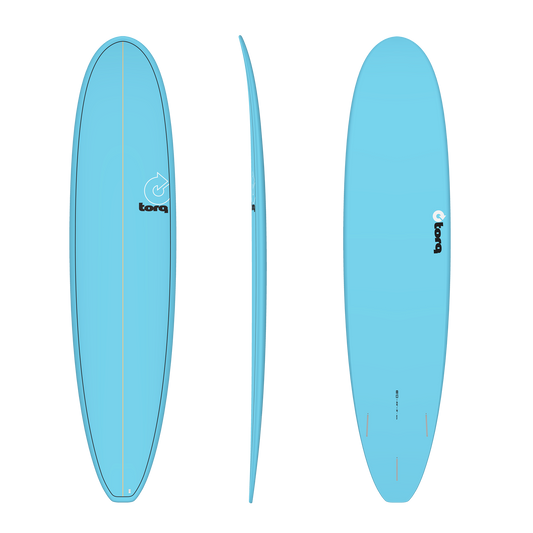 Torq 8'0 TET Mini Longboard Surfboard - Blue Surfboard