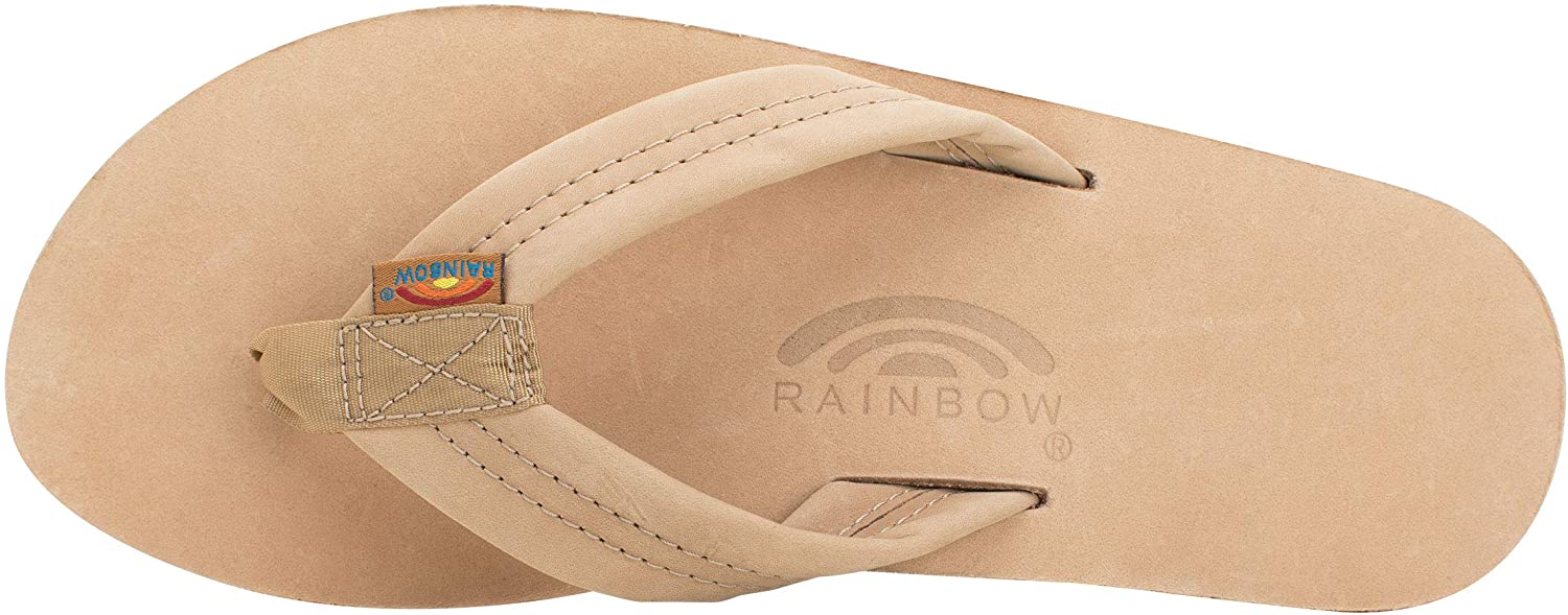 Rainbow Sandals Premier Leather Men's Double Layer w/ Arch - Sierra Brown Mens Footwear