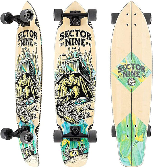 Sector 9 Fortune Point 34" Longboard Complete Skateboard Longboard Complete
