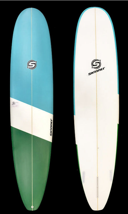 SOLD SKINNER 8'6 X 22.75 X 2.65"Epoxy Longboard Epoxy Bottom 65.4 Liters Surfboard