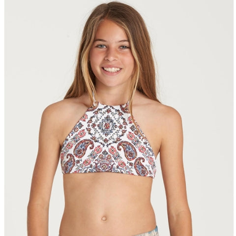Billabong Lil Bliss Crop Tank Set Multi Y211NBLI youth swimwear