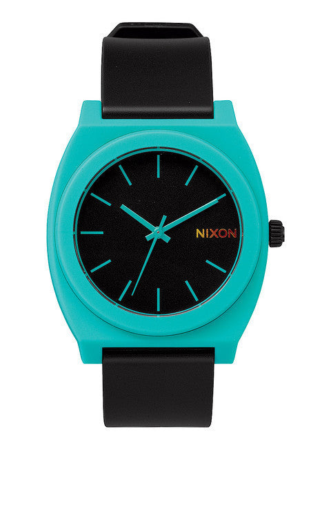 Nixon Time Teller P Black Teal Watch A1191060 Watch