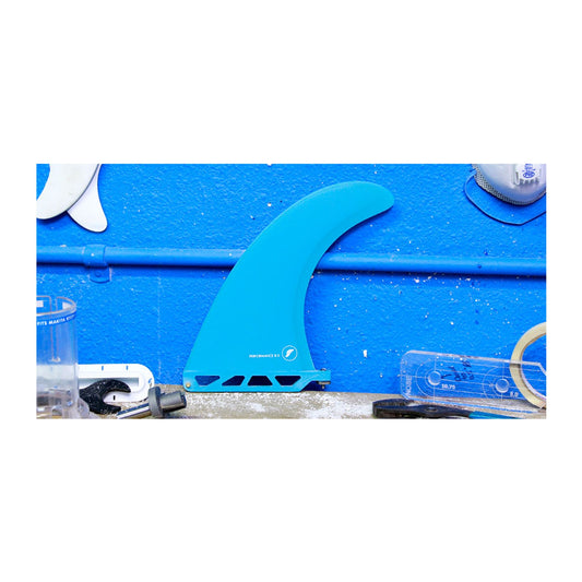 Futures Performance 8.0 Fiberglass Fins - Solid Teal Transparent Teal Longboard / SUP Fins