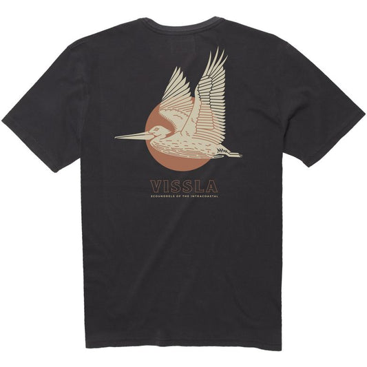 Vissla Flying Scoundrels PKT Tee - Phantom Mens Shirt