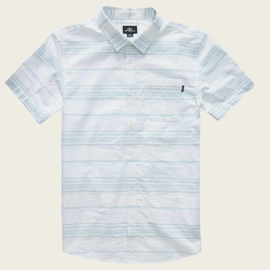 Oneill Figueroa Mens Button Down Shirt - White Mens Shirt