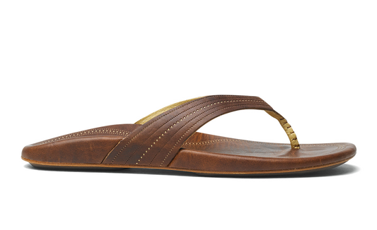 Olukai Wana Rattan Rattan Leather Sandal Womens Footwear