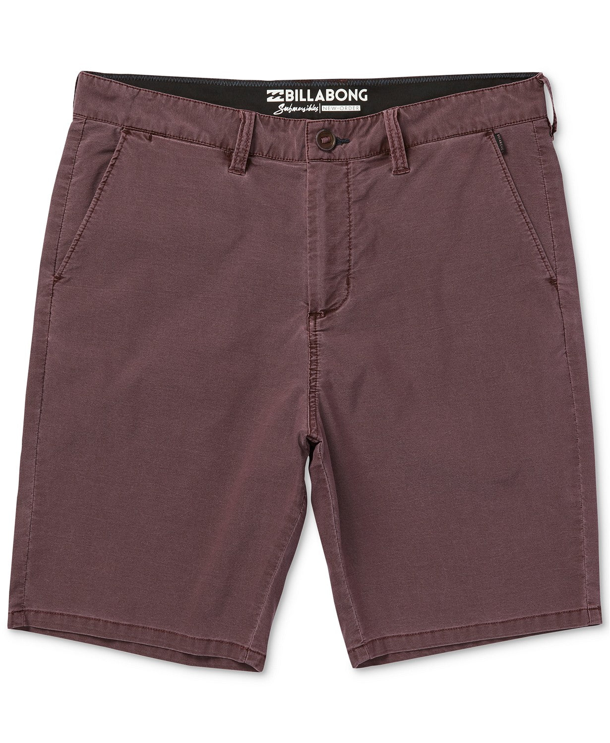 Billabong Mens New Order X Overdye Submersible Shorts - Rum Mens Shorts