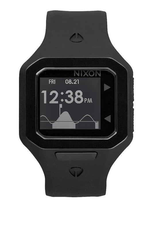 Nixon Super Tide ALL Black Digital Watch A316001 Watches