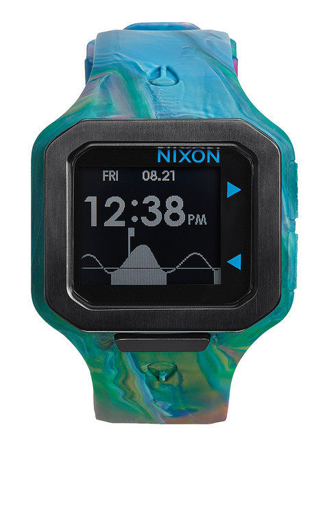 Nixon Super Tide Marbled Multi Color Digital Watch Supertide A3161610 Watch