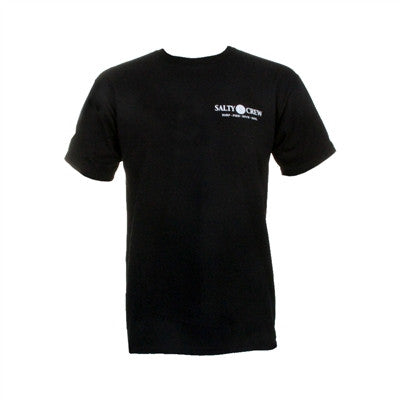 Salty Crew Rail Logo Black Tee 414102 Mens T Shirt