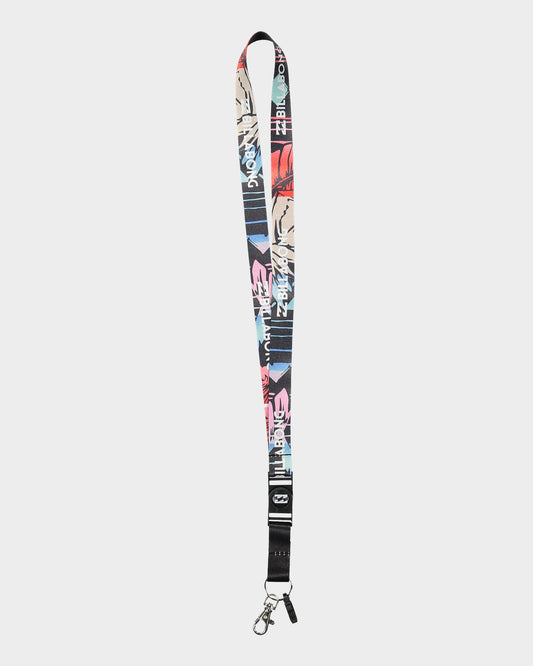 Billabong Looper Lanyard - Org - Gry lanyard Gry