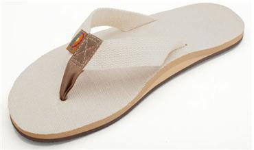 Rainbow Men's Hemp Natural Single Layer Arch Sandals 301ALTS0EXPRM Mens Footwear
