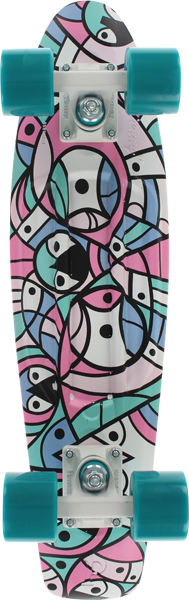 PENNY 22" Pendleton Pink Green Complete Skateboard 1CPEN002GPDTPWG Longboard Skateboard