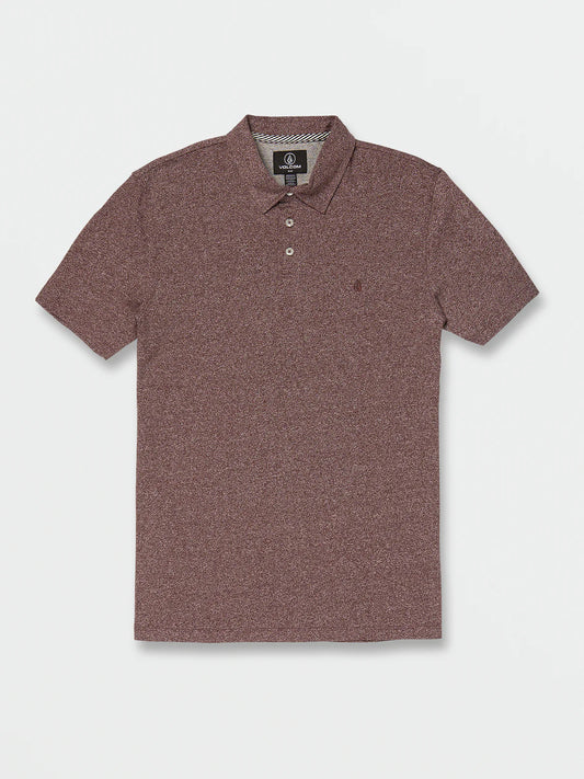 Volcom Wowzer Polo - Mahogany Mens Shirt