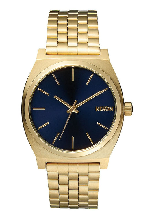 Nixon Time Teller Watch - Gold Blue Sunray watch