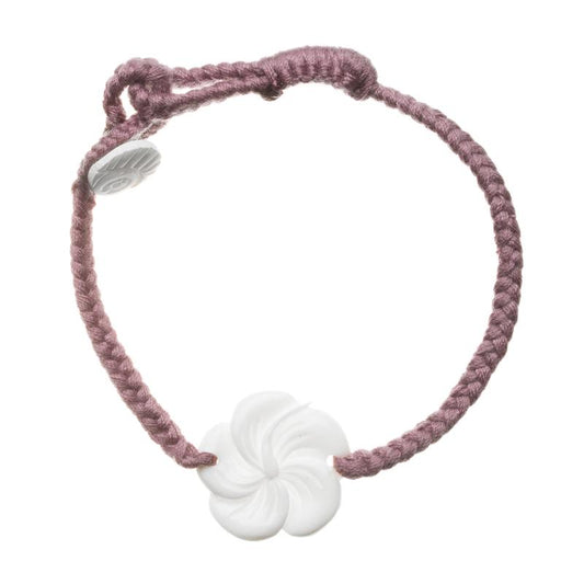 Wanderer Hibiscus Bracelet - Plum Jewelry