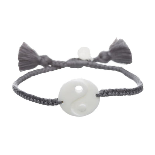 Wanderer Yin Yang Bracelet - Gray Jewelry