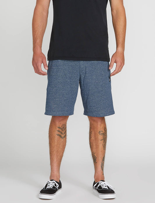 Volcom Chiller Fleece shorts - Smokey Blue Mens Shorts