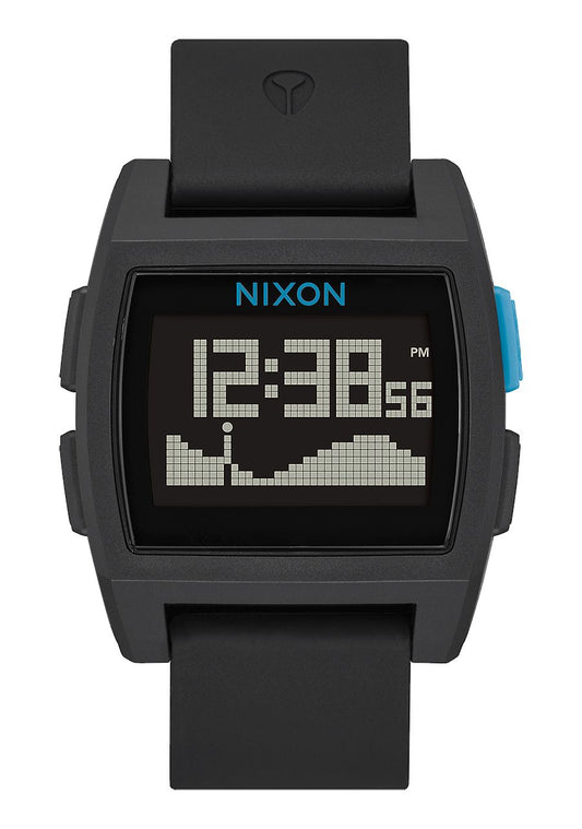 Nixon Base Tide Watch - Black Blue Watches
