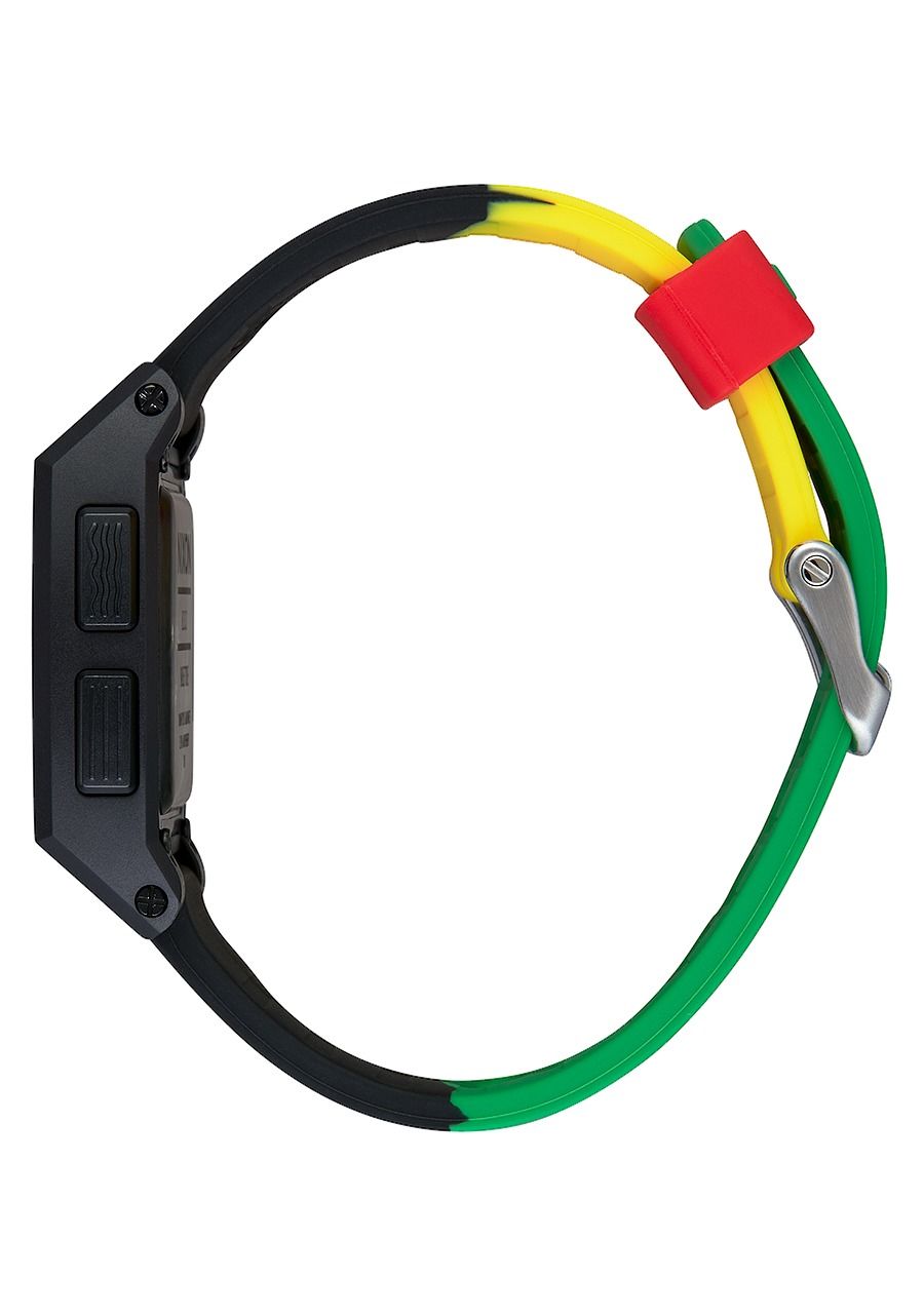 Nixon Base Tide 38mm Watch Rasta Watch