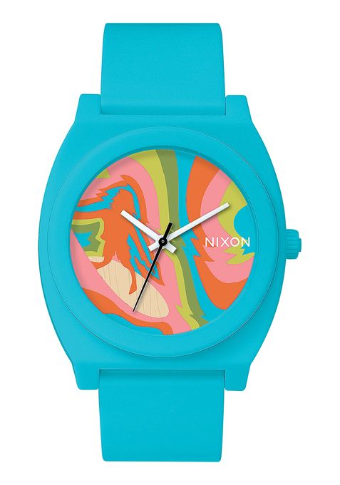 Nixon Time Teller P Andy Davis Art Colab - Blue watch