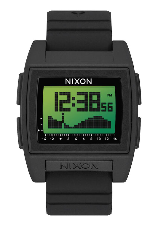 Nixon Base Tide Pro Watch Black/ Green Positive