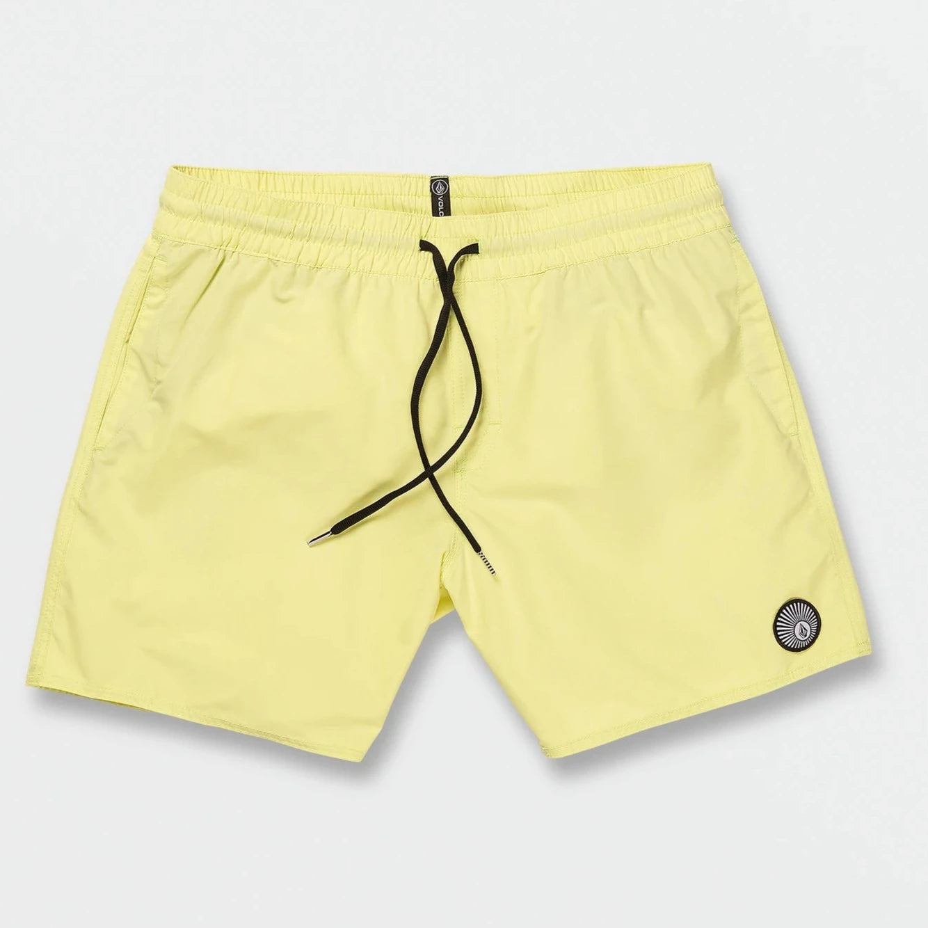 Volcom Lido Solid Mens Trunk 16" - Glimmer Yellow GLY Mens Boardshorts