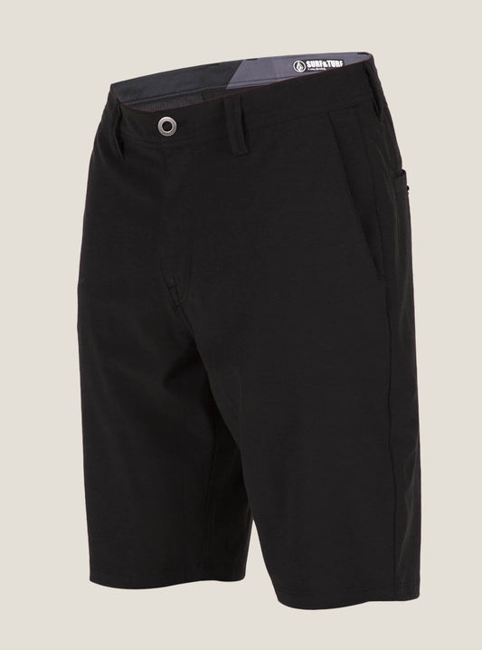 Volcom Frickin Static 2 Hybrid Mens Shorts - BKO Black Out Mens Shorts
